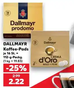 Kaufland Dallmayr Kaffee-Pads Angebot