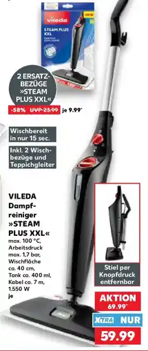 Kaufland VILEDA Dampfreiniger STEAM PLUS XXL Angebot