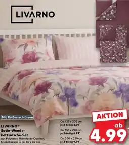 Kaufland LIVARNO Satin-Wende-bettwäsche-Set Angebot