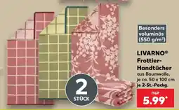 Kaufland LIVARNO Frottier-Handtücher Angebot