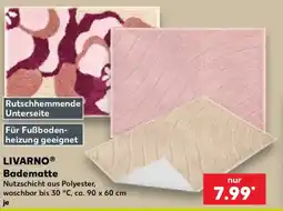 Kaufland LIVARNO Badematte Angebot