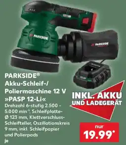 Kaufland PARKSIDE Akku-Schleif-/Poliermaschine 12 V »PASP 12-Li« Angebot