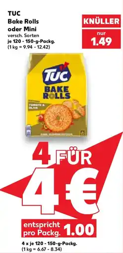 Kaufland TUC Bake Rolls Angebot