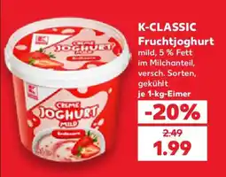 Kaufland K-CLASSIC Fruchtjoghurt Angebot