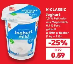 Kaufland K-CLASSIC Joghurt mild Angebot