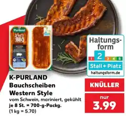 Kaufland K-PURLAND Bauch Scheiben Western Style Angebot
