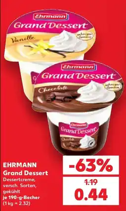 Kaufland EHRMANN Grand Dessert Angebot