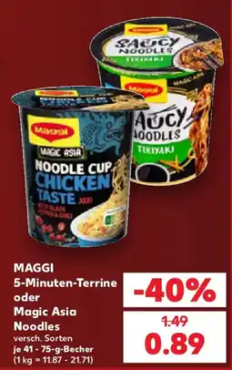 Kaufland MAGGI Magic Asia Noodles Angebot