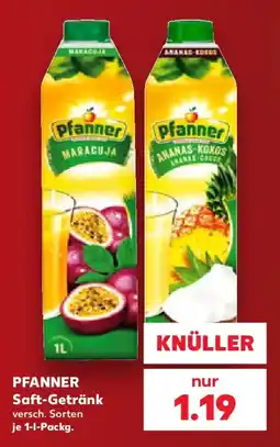 Kaufland PFANNER Saft-Getränk Angebot