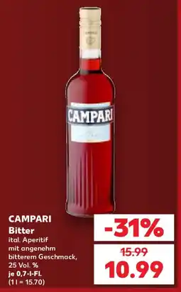 Kaufland CAMPARI Bitter Angebot