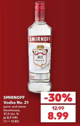 Kaufland SMIRNOFF Vodka No. 21 Angebot