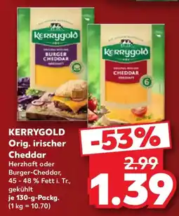 Kaufland KERRYGOLD Orig. irischer Cheddar Angebot