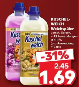 Kaufland Kuschel-weich Weichspüler Angebot