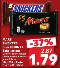 Kaufland MARS, SNICKERS oder BOUNTY Schokoriegel Angebot