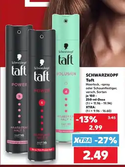 Kaufland SCHWARZKOPF Taft Haarlack, -spray oder Schaumfestiger Angebot