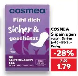 Kaufland COSMEA Slipeinlagen Angebot