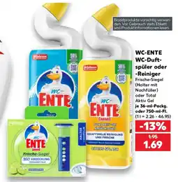 Kaufland WC-ENTE WC-Duft-spüler oder -Reiniger Angebot