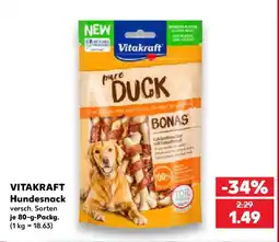 Kaufland Vitakraft pure DUCK BONAS Angebot