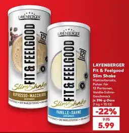 Kaufland LAYENBERGER Fit & Feelgood Slim Shake Angebot