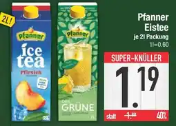 E-Center Pfanner Eistee Angebot