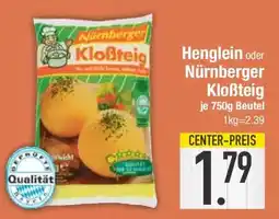 E-Center Henglein oder Nürnberger Kloßteig Angebot