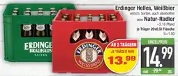 E-Center Erdinger Helles, Weißbier Angebot