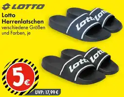 TEDi Lotto Herrenlatschen Angebot