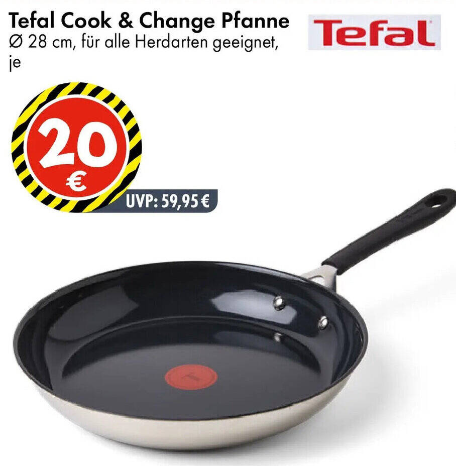Tefal Cook & Change Pfanne Angebot bei TEDi