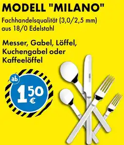 TEDi Messer, Gabel, Löffel, Kuchengabel oder Kaffeelöffel Angebot