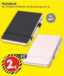 TEDi Notizblock Angebot