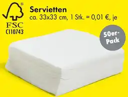 TEDi Servietten Angebot