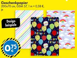 TEDi Geschenkpapier Angebot