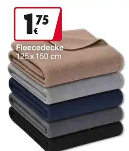 Woolworth Fleecedecke Angebot