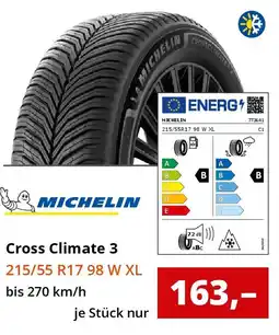 Reifen1+ Michelin Cross Climate 3 Angebot