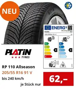 Reifen1+ PLATiN TYRES RP 110 Allseason Angebot