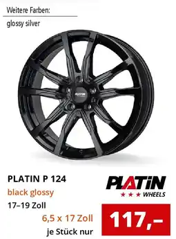 Reifen1+ PLATIN P 124 black glossy Angebot