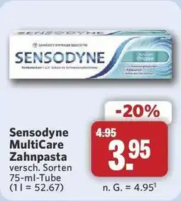 Combi Sensodyne MultiCare Zahnpasta Angebot