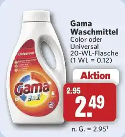 Combi Gama Waschmittel Angebot