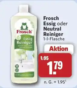 Combi Frosch Essig oder Neutral Reiniger Angebot