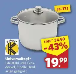Combi Krüger Universaltopf Angebot