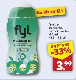 Combi Fyl waldmeister sirup Angebot