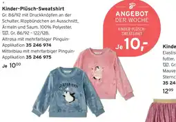 Tchibo Kinder-Plüsch-Sweatshirt Angebot