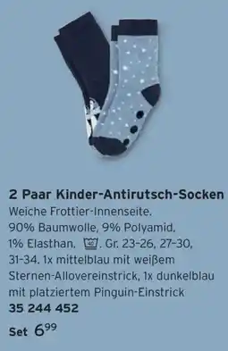 Tchibo 2 Paar Kinder Antirutsch-Socken Angebot