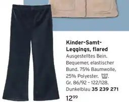 Tchibo Kinder-Samt-Leggings, flared Angebot