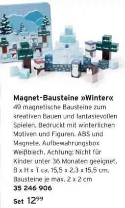 Tchibo Magnet-Bausteine Winter Angebot