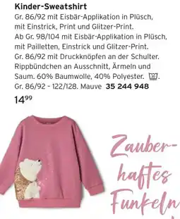 Tchibo Kinder-Sweatshirt Angebot