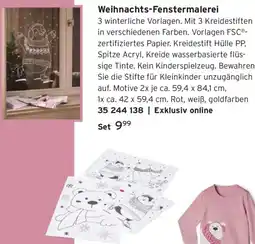 Tchibo Weihnachts-Fenstermalerei Angebot