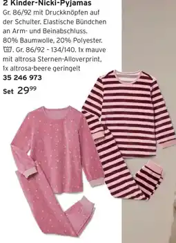 Tchibo Kinder-Nicki-Pyjamas Angebot