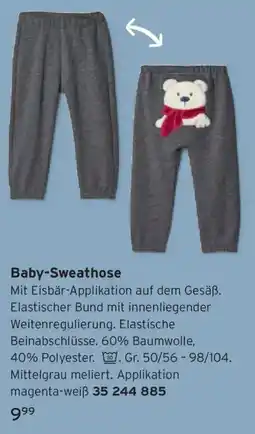 Tchibo Baby-Sweathose Angebot