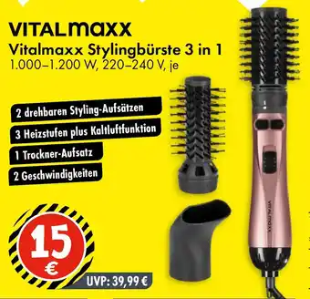 Vitalmaxx Stylingbürste 3 in 1
